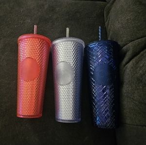 3 Starbucks tumblers
